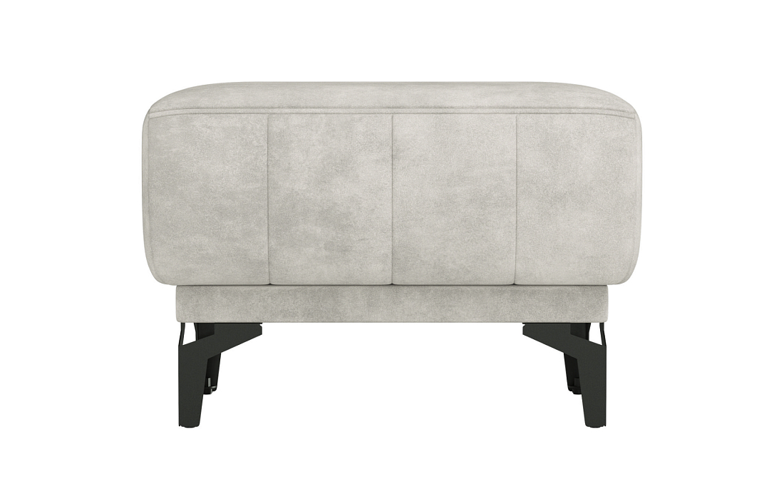 Одри / пуф велюр Олимпия 060 серебристый серый